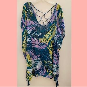 Tropical Swimsuit Coverup